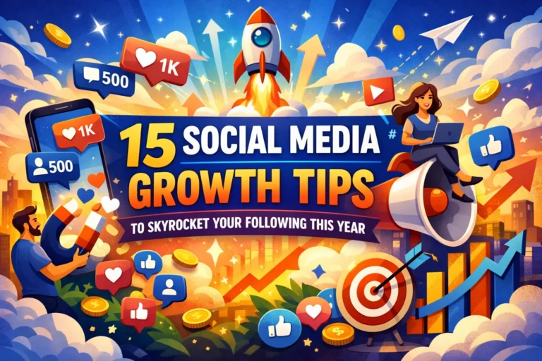 15 Social Media Growth Tips to Skyrocket Your Following This Year